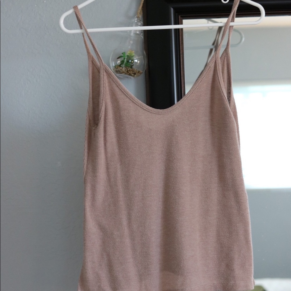 pink brandy melville tank